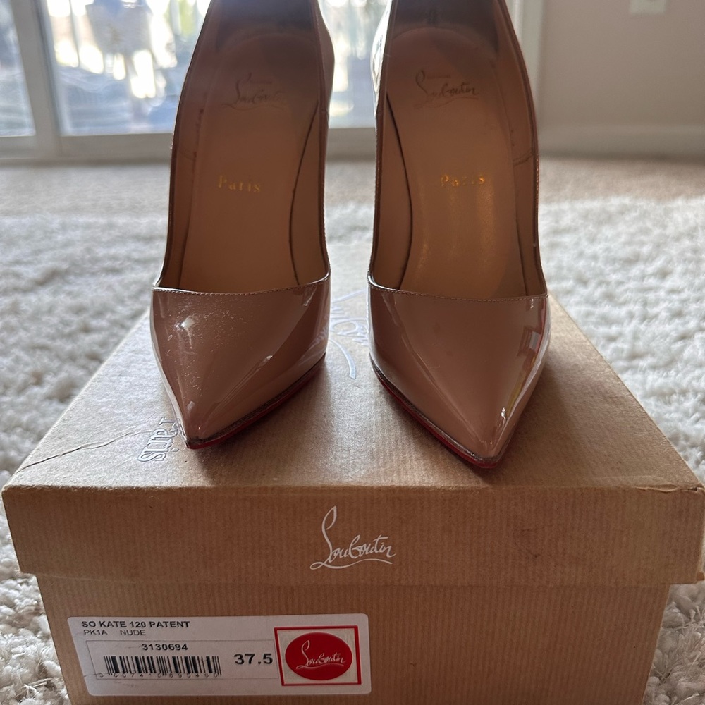 Gently used nude Louboutin’s